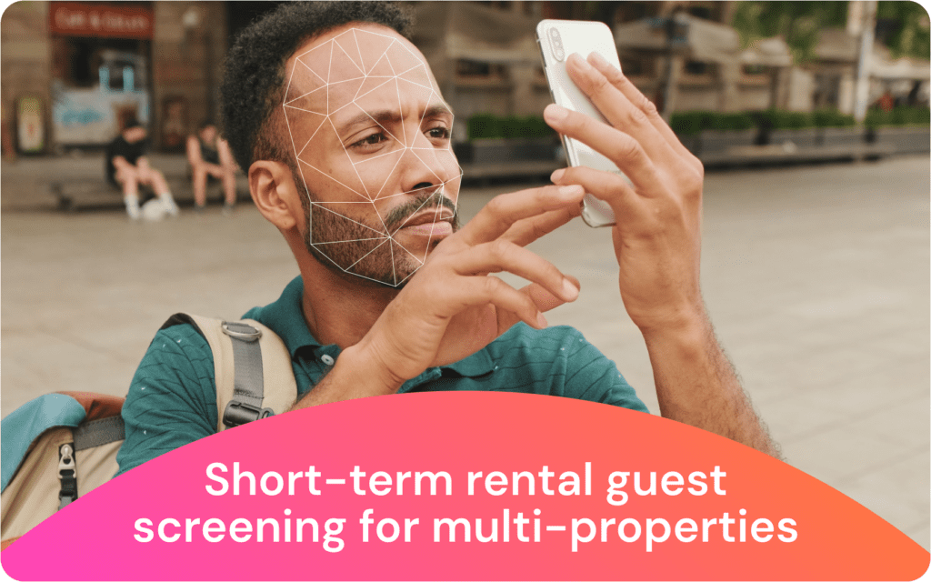 Short-term rental guest screening for multi-properties