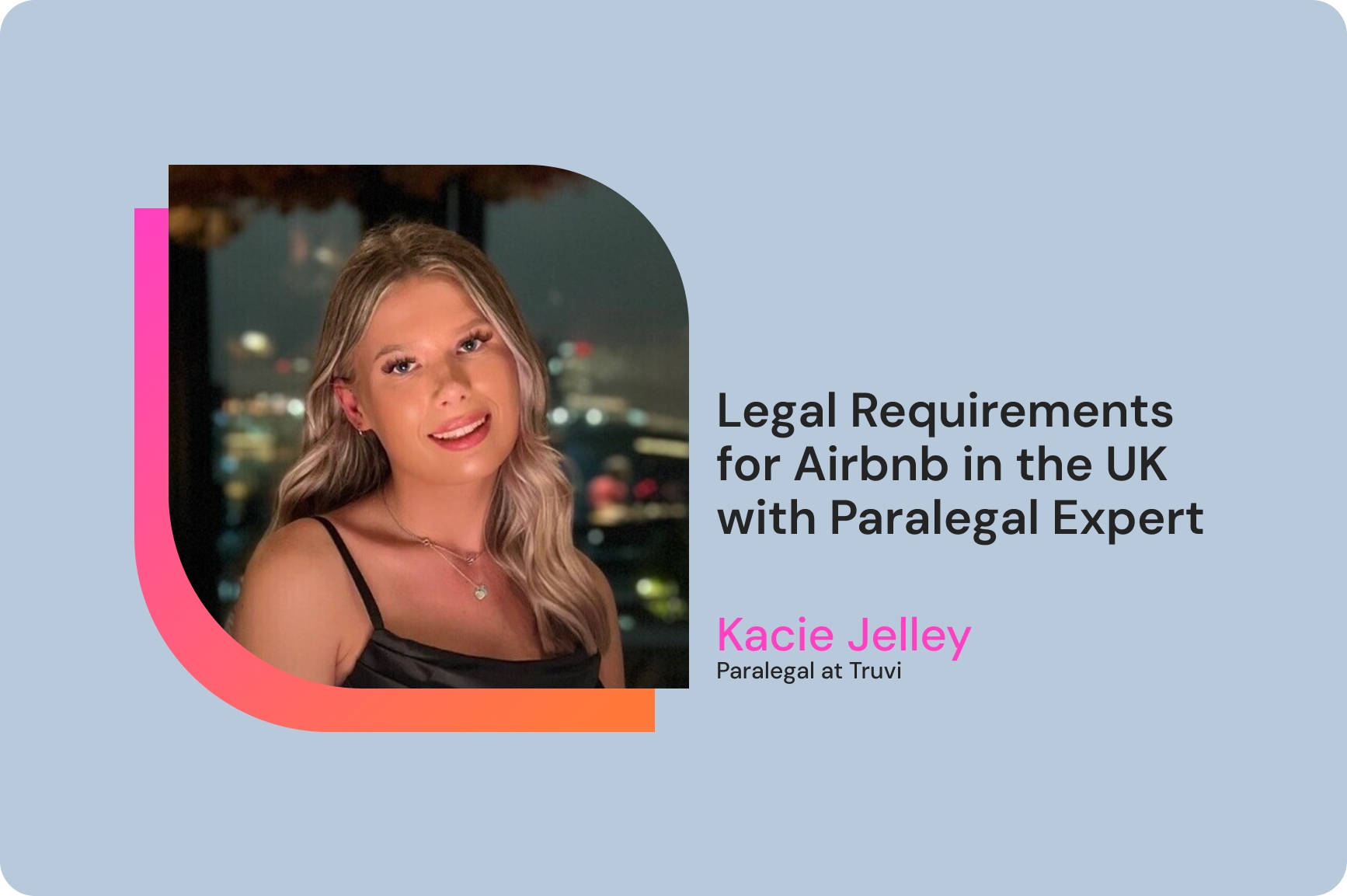 Picture of: "Kacie from Truvi legal team"