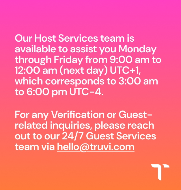 Truvi Host Services availability