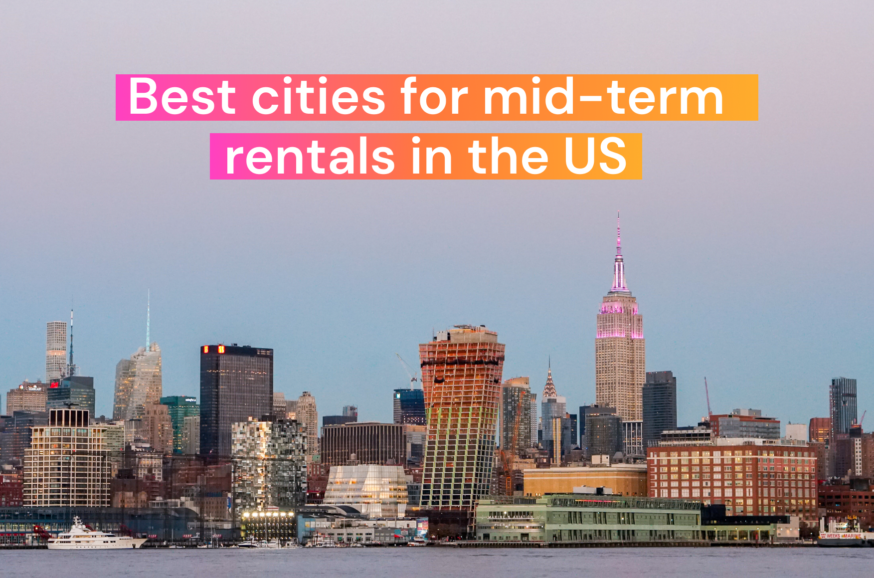 Best cities for mid-term rentals in the US